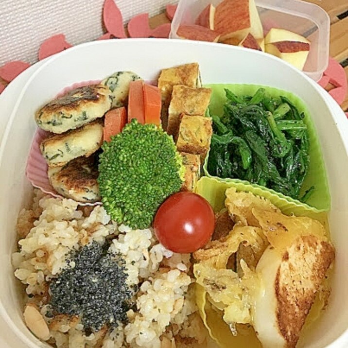 旦那サマ健康弁当☆ささみとおからのナゲット弁当